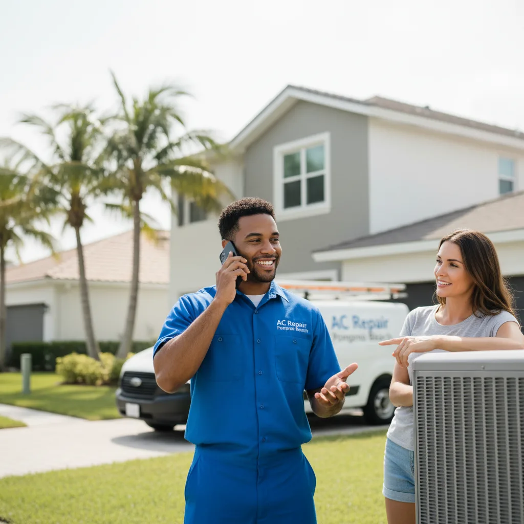 AC Repair Pompano Beach customer support in Todd